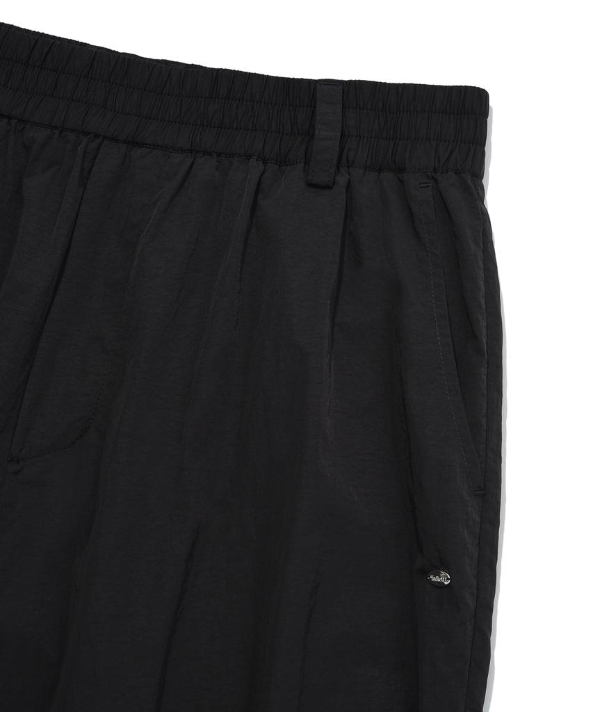 FALLETT Cut-Out Layered String Pants Black