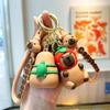 Adorable Capybara Resin Keychain Cute Cartoon Couples Creative Car Bag Charm Gift
