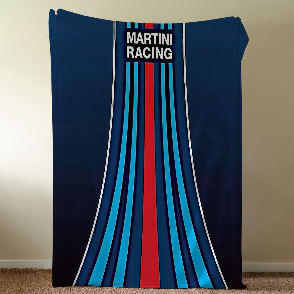 Car Cool Fashion R-Racing M-MartiniSES-ES Blanket Throw Super Cosy Plush Living Room Sofa Couch Childish Birthday Gifts