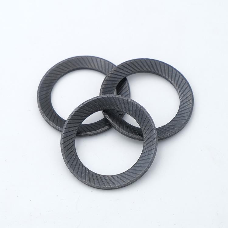 65 Manganese Double-Sided Serrated Butterfly Washer, Self-locking & Anti-loosening, Fits M3-M42