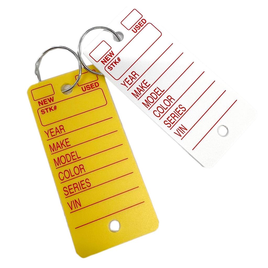 2 Pieces USA Car Dealer Car Tag American American Casual Vintage Keychain American Miscellaneous Goods; USCAR-