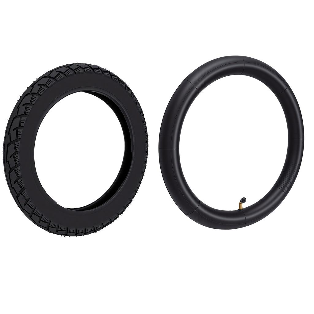 Conjunto de Pneu e Câmara de Ar 14 X 2.125 57 254 Pesado Pneu de Reposição para Patinete Elétrico de 14 Polegadas Bicicleta Elétrica com