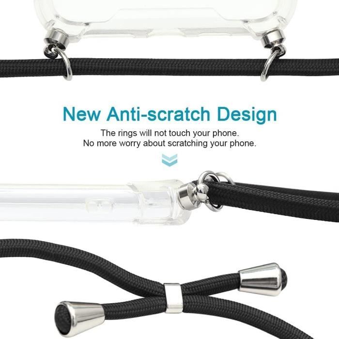 Coque de Protection - PROSHOP - pour Samsung Galaxy A12 - TPU AntiChoc - Cordon Bleu Marine - Souple