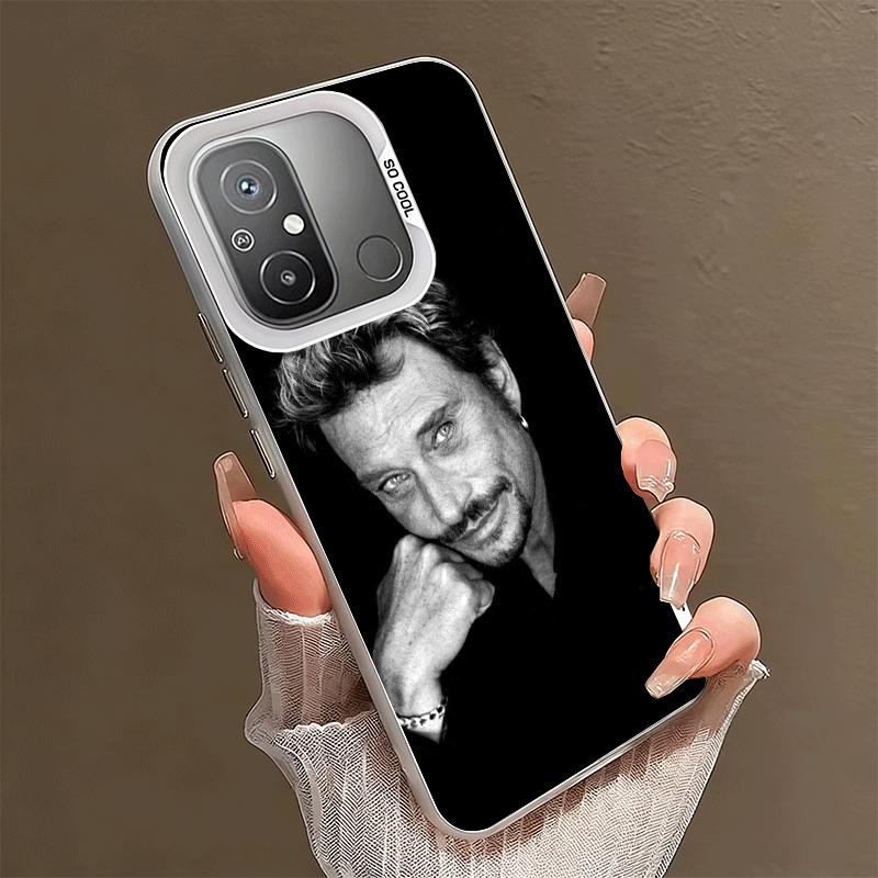 

Johnny Hallyday Music Soft Phone Case for Xiaomi Redmi 15C 15 14C 13C 12C Poco X5 X6 X7 Pro X3 F8 F7 Ultra M8 13 12 Cover Back S Xiaomi Poco X6 Pro
