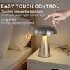 Danish Mushroom Lamp - Touch Bedside Night Light and Decorative Desk Lamp for Bars and Restaurants.