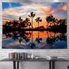 VIKAMA Coconut Tree Palm Tree Tapestry Dormitory Bedside Camping Wind Decoration Ins Room Sea Beach Wallpaper Home Decoration