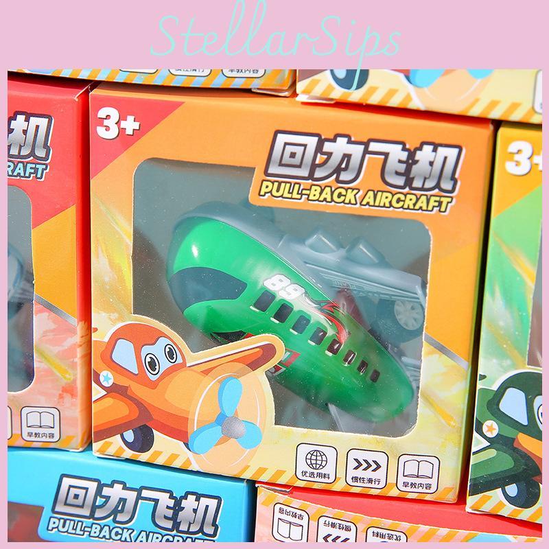 Simulation Mini Inertia Graffiti Airplane Children Toy For Early Learning And Handeye Coordination