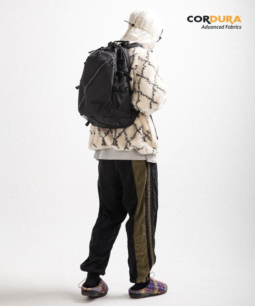 Aged Gray Cordura Oblique Backpack