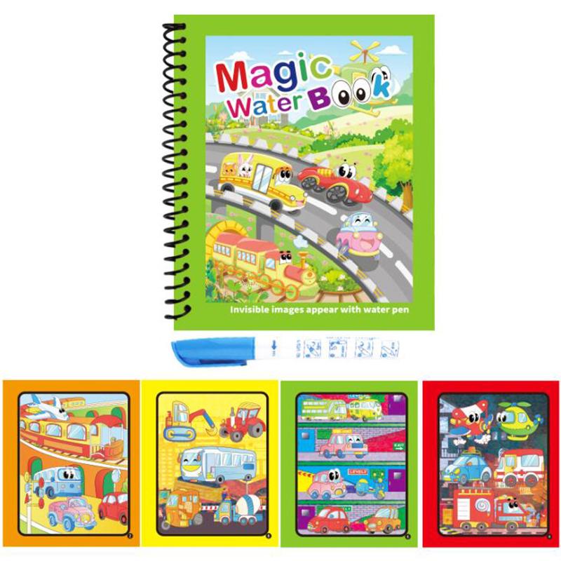 Coloring Books Painting Toy Magic Water Drawing Books Toddler Graffiti Toy Diy Craft Toys For Children Gifts