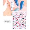 Nail Art Sticker Lovely Cute PET Valentine Heart Shaped Nail Art Tips Decoration for Couple