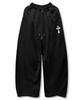 Damiswi Cross Wide One-Pleat Sweatpants_Black