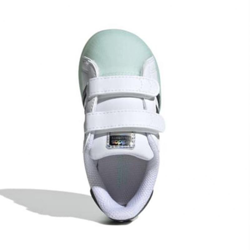 adidas gazelle silver green womens Kid's Adidas Superstar LED Light – Oneness Boutique main image 0