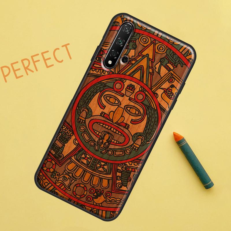 Wood Pattern For Huawei Nova 8i 12i 11i 12s Y73 Y72 Y61 Y91 Y90 Y70 Y60 9 10 SE P30 P40 Lite P60 Pro Case
