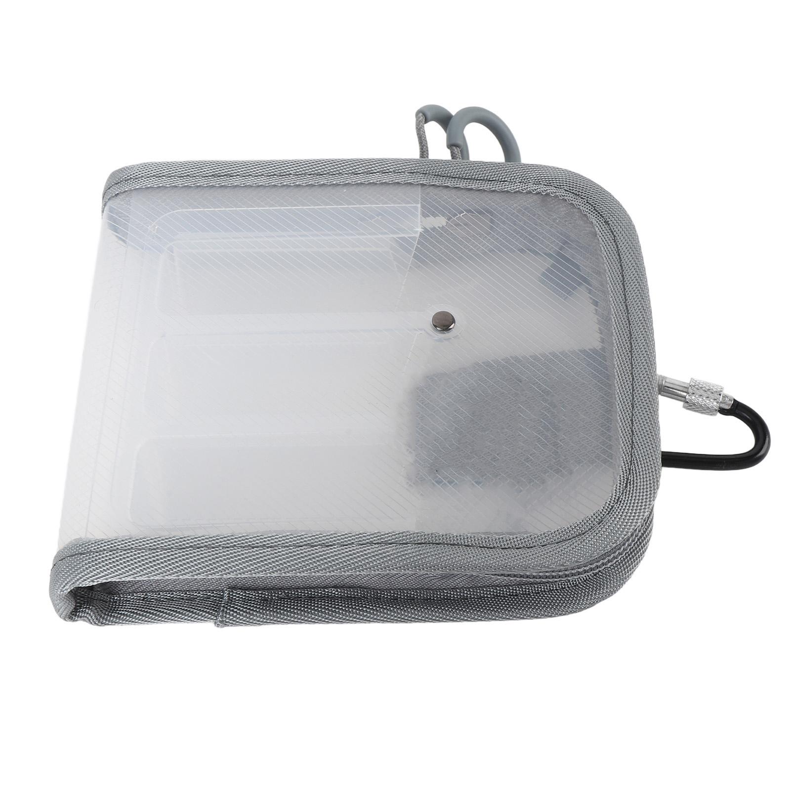 

Коробка для рыболовных приманок PC Нейлон 6 отделений Водостойкая Прозрачная Портативный органайзер для рыболовных приманок