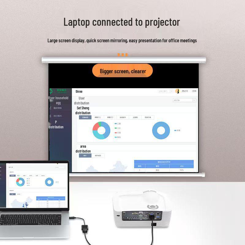 4K30Hz DP to HDMI Adapter Cable - Connect Laptops to Monitors or Projectors.