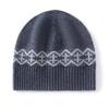 Cashmere Hat Women's Fair Island Knitted Wool Hat Autumn and Winter Ear Protection Cold Hat Premium Sense