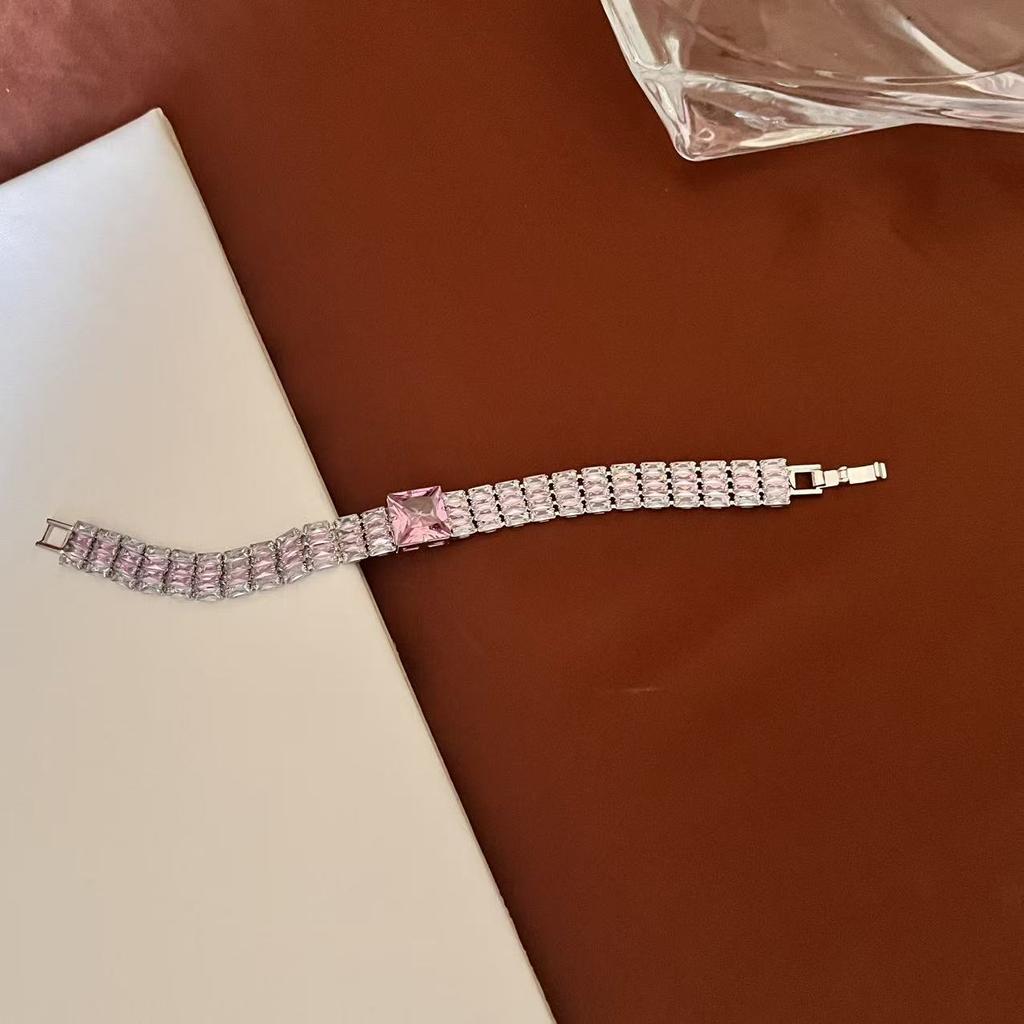 Zirkon Armband Sommer Damen Hochwertiges Gefühl Nische Exquisit Vielseitig Perlenarmband Zirkon Armband Schmuck
