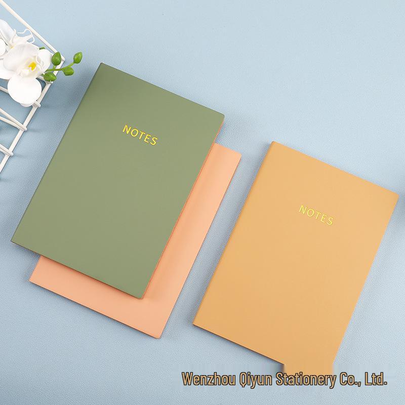 Large Thick Loose-Leaf Meeting Minutes Notebook - A5/B5, Simple Design