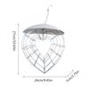Hanging Feeder for Wild Birds Feeder Basket for Lovebirds Finches Canaries- Wild Bird Feeding Food Dispenser Storage