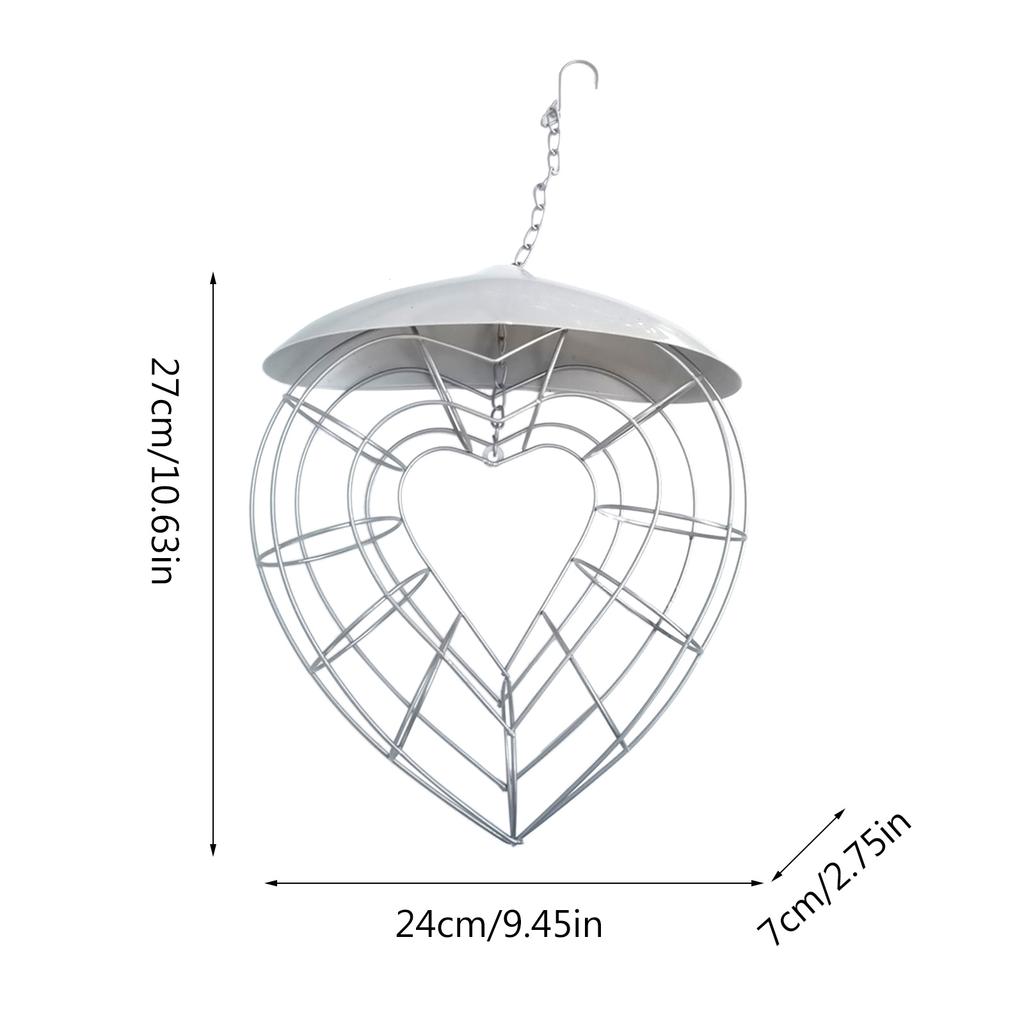 Hanging Feeder for Wild Birds Feeder Basket for Lovebirds Finches Canaries- Wild Bird Feeding Food Dispenser Storage