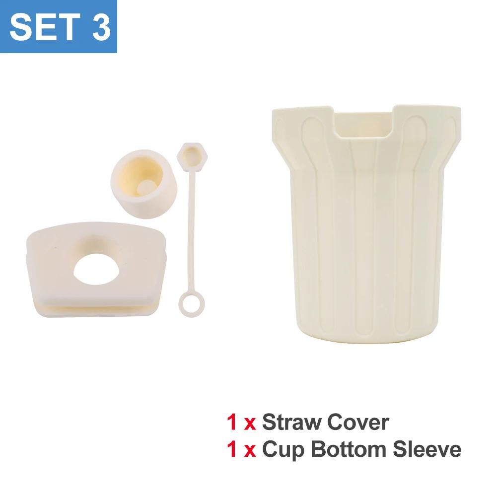 Silicone Cover for Stanley Cup Accessories 30/40oz Tumbler Water Bottle Protective Bottle Boot Sleeve & Straw Cover Cap