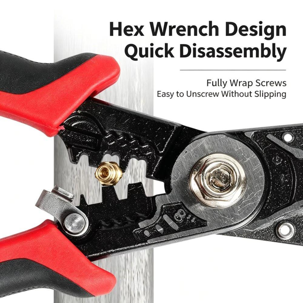 Professional Grade Metal Sheet Shear Anti Slip Handle Wire Cutters Wire Stripping Pliers Linesman