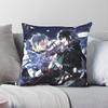Owari No Seraph Yu And Mika Square Pillowcase Polyester Linen Velvet Printed Zip Decor Sofa Cushion Cover