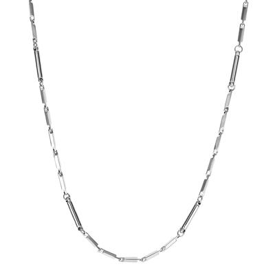 Magnetische Halskette für Männer und Breite Gesamtlänge Exklusive Box [Jeroot] Frauen, Leichtgewicht, Hypoallergen, 2 mm, 45 cm, Silber,