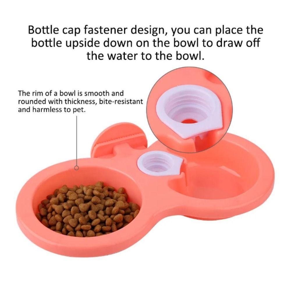 Závěsná klec pro psy Dvojitá miska Dvojitá miska Vodní fontána pro mazlíčky Krmivo pro psy Miska na vodu Kočky