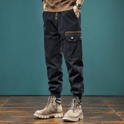 Werkzeughose Herren Frühling und Herbst Sommer neuer Trend locker und vielseitig Sportleggings Freizeithose