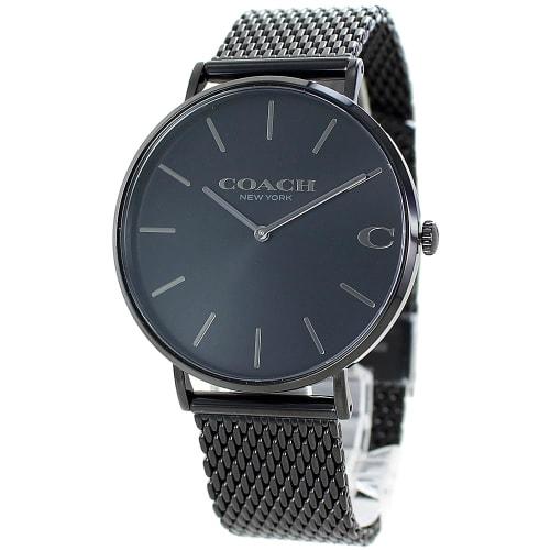 

Coach Men s CHARLES Slim Watch with Mesh Strap and Stainless Steel Bracelet (14602148)