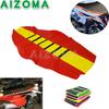 Dirt Bike Motorcycle Rubber Striped Gripper Soft Seat Cover Universal For Honda CRF XR 50 110 125 230 250 450 SX XC EXC DRM WR