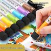12-Color Magnetic Washable Whiteboard Marker Set