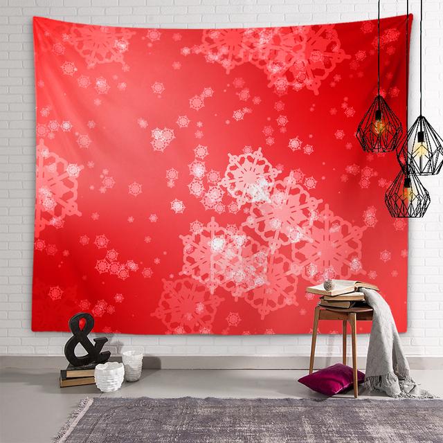 Zimní sněhová vločka vzor ledu Nástěnná dekorace Tapiserie Nástěnné umění Osobnost Tapiserie Obývací pokoj Ložnice Pokoj Domácí dekorace