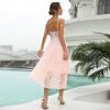 Spring and Summer New Women's Sexy V-neck Sleeveless Suspender Dress