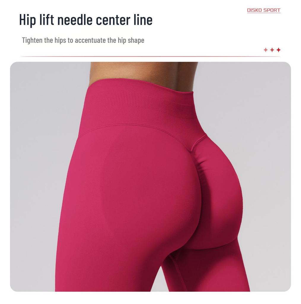 Seamless Quick-Drying High-Waist Yoga Set with Butt-Lifting Pants for Women