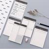 Simple Business Day Planner Notepad Daily Schedule Plan Notebook Office Desktop Calendar Memo Stationery Note Pad Sticky Note