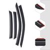 Fit 2019-23 Volkswagen Jetta Rain Deflectors, 4pcs Set Dark Smoke Tint, Easy-Install Window Visors for Enhanced Driving Comfort