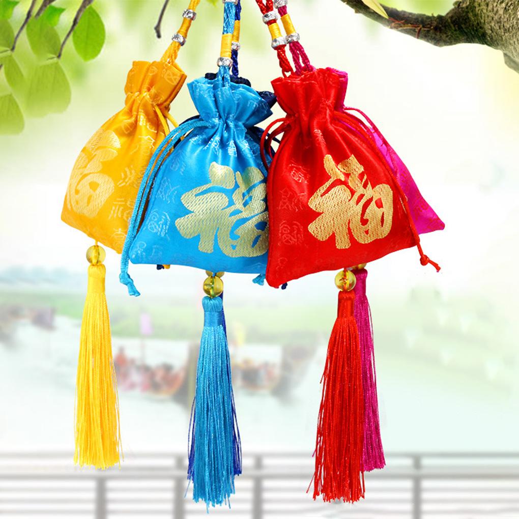Drawstring Bags Embroidered Multifunctional Gift Bags Multi-color Pouches Packaging Cars Jewelries Pouch Wide Application