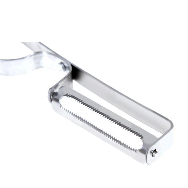 Multifunctional Stainless Steel Kitchen Tooth Type Planer Fruits and Fruit Peeler 16.5*2.5cm