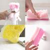 Shaped Wave Sponge Scrubbers, Kitchen Absorbent Cleaning Sponges, Colorful Dishwashing Cloths, Cleaning Block Scouring Pads