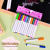 Dingdong Water-Soluble Erasable Liquid Chalk Pens - 12 Fluorescent Colors for Blackboards