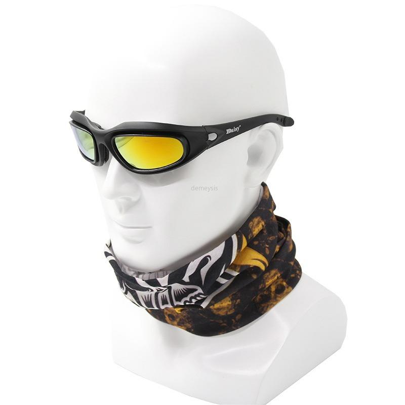 For Daisy Tactical Polarized Glasses Outdoor Sport Goggles Sunglasses with 4 Lens Original Box Men Shooting Hiking Eyewear Gafas