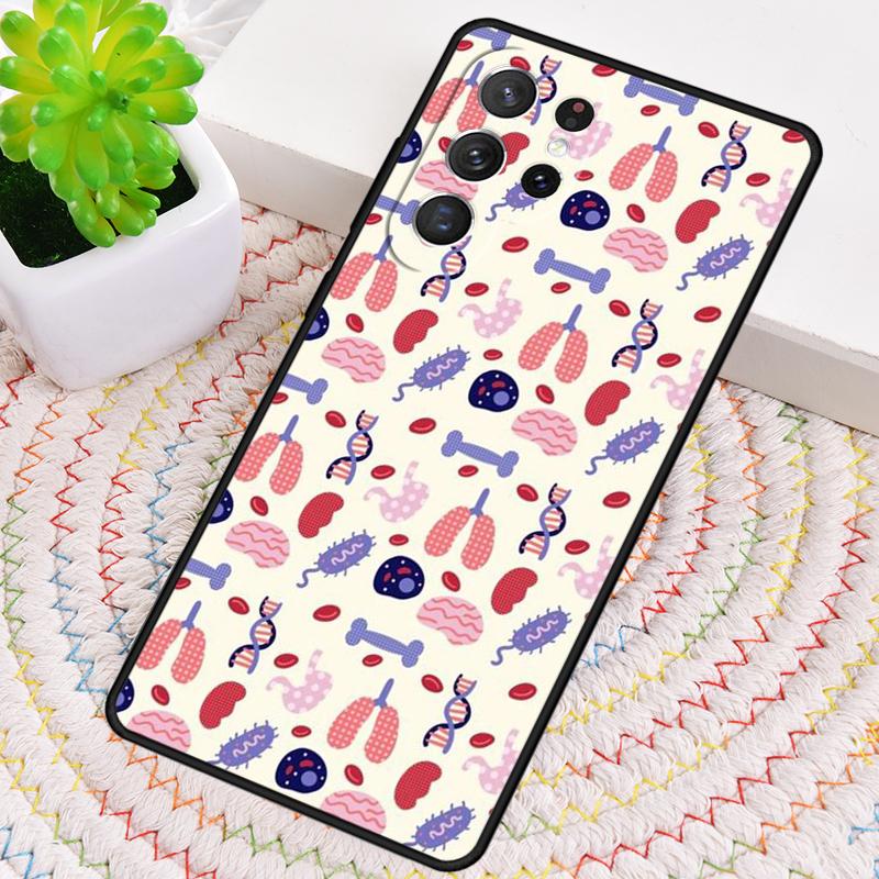 Medical Human Organs Brain Kidney Art Soft Phone Case For Samsung Galaxy Note 10 Pro S26 S25 S24 S23 S22 S21 Plus Ultra Cover