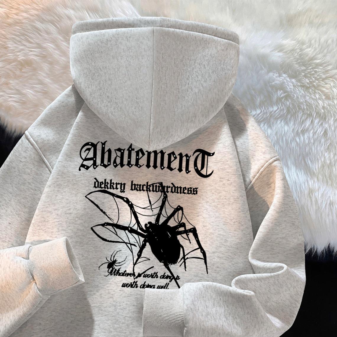 

Men s Fleece-Lined Loose Fit Hoodie - Autumn/Winter Trendy, Plus Size, Versatile Casual Wear 4XL