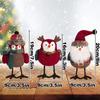Santa Claus Bird Christmas Ornament - Cute Standing Festival Decoration