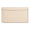 Coach Anna 20 Color Block Foldable Snap Closure Multi Card Slot Pebble Leather Crossbody Bag Small Women Crossbody Bag Ivory CC935-IMUOF