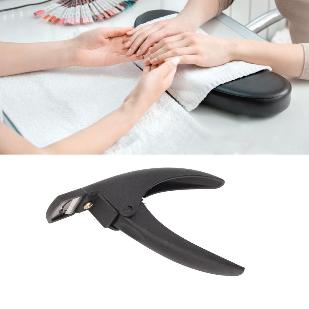 Nail Tip Cutter Stainless Steel Portable Professional Artificial Nail Trimmer for Manicure