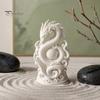Creative Craft Gifts Chinese Dragon Statue, Compact 3D Printed Figurine, Fine Detail Desktop Decoration Accessories Carving Design, Ornament