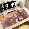 Genshin Impact Linnea Pro ESports Xxl Gaming Mousepad Extra Large NonSlip Stitched Edge Keyboard Laptop Desk Mat For Pc Gamer